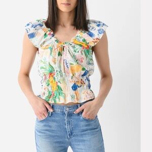 Mother Brand The Short Sleeve Doll Face Top